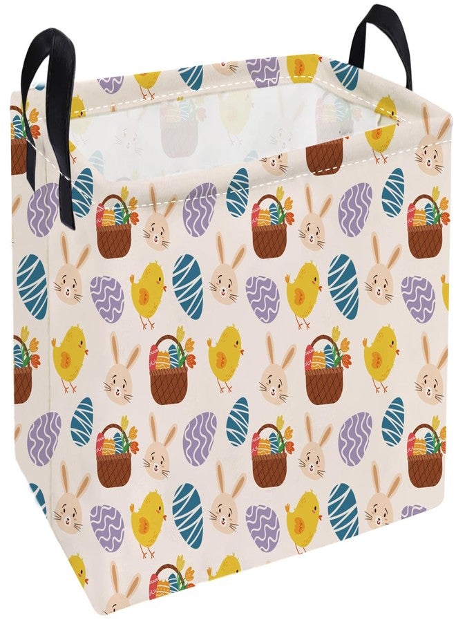 Essme Rectangular Easter Basket - Kids Easter Gift with Handles, Shelf Basket, Toy Organizer - Image 1